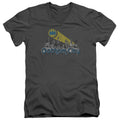 Batman Gotham City Distressed V-Neck T-Shirt