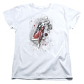 Justice League Harley Sketch Womens T-Shirt