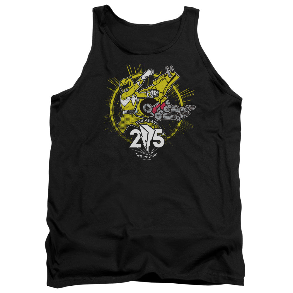 Mighty Morphin Power Rangers Yellow 25 Tank Top