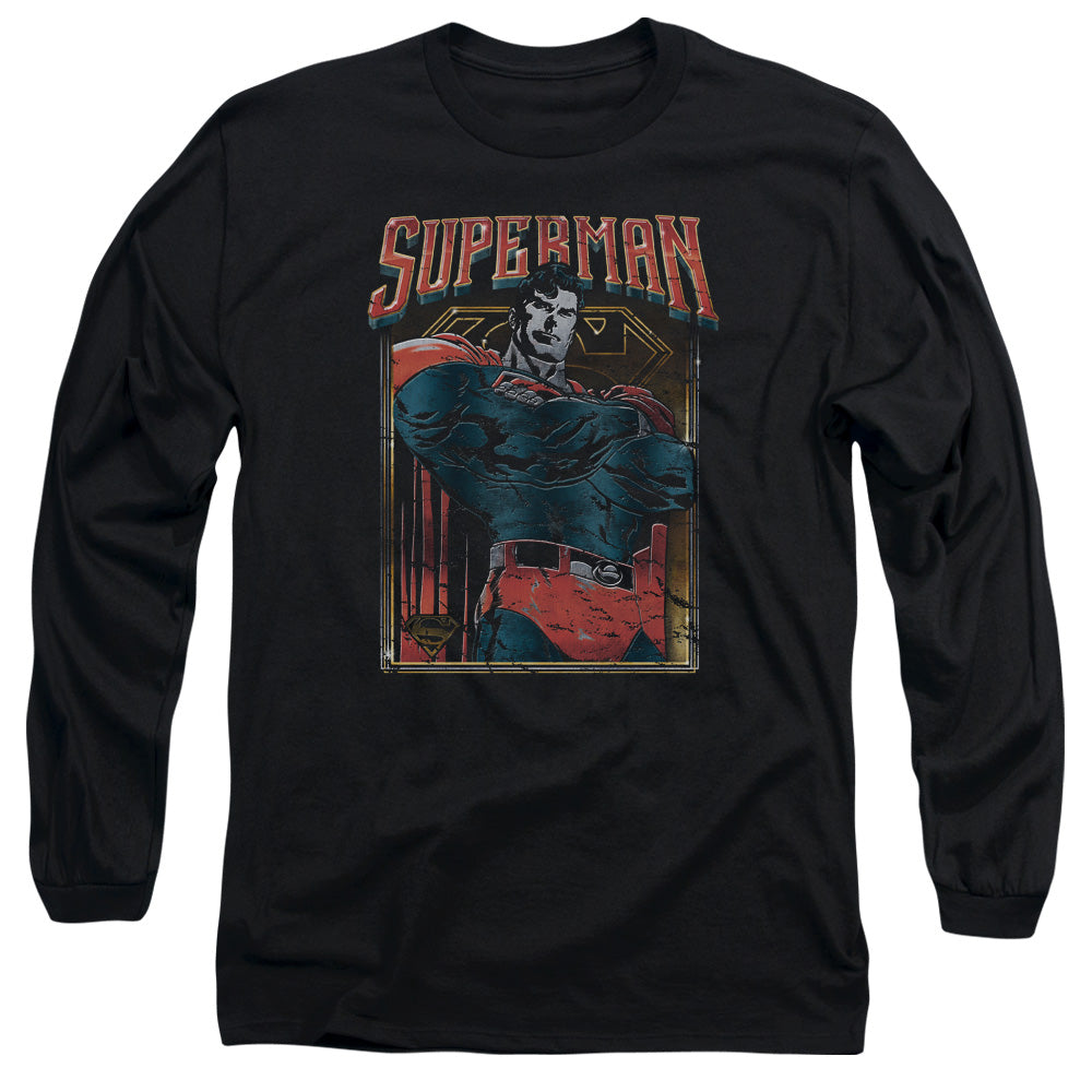 Superman Head Bang Long Sleeve T-Shirt