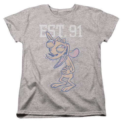 Ren and Stimpy Ren Est. 91 Womens T-Shirt