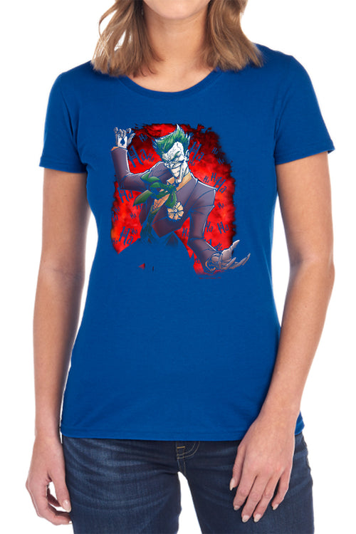 Batman Jokers Ave Womens T-Shirt