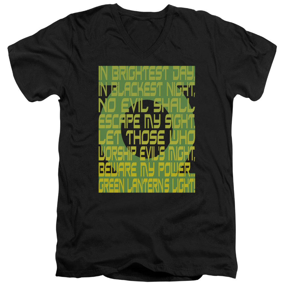 Green Lantern Green Lantern Oath V-Neck T-Shirt