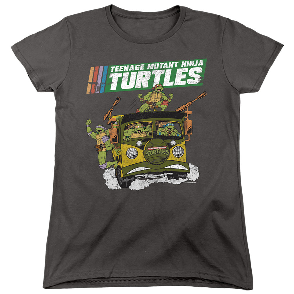 Teenage Mutant Ninja Turtles Van Womens T-Shirt