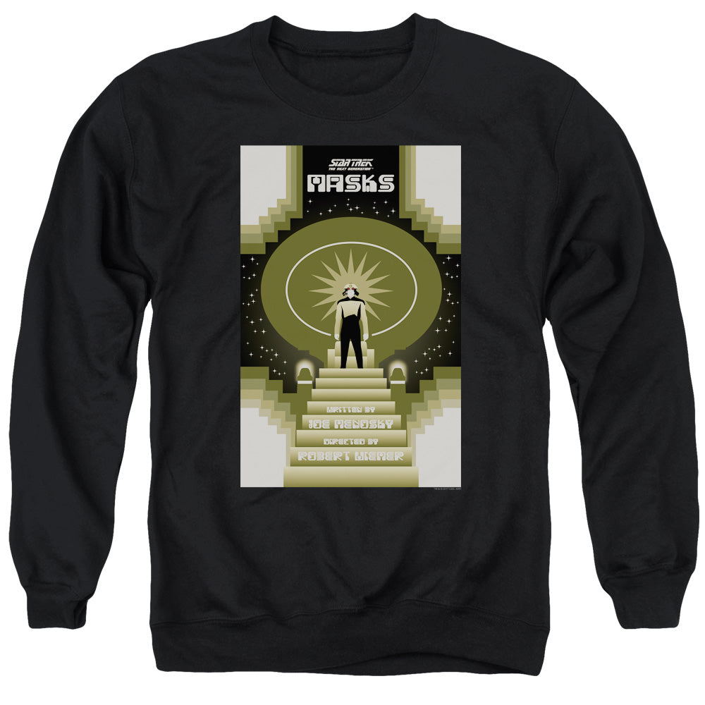 Star Trek Masks Black Crewneck Sweatshirt