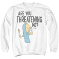 Beavis and Butthead Are You Threatening Me? Crewneck Sweatshirt