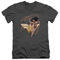 Wonder Woman Glowing Lasso V-Neck T-Shirt