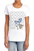 Regular Show Oooooh Grid Womens T-Shirt