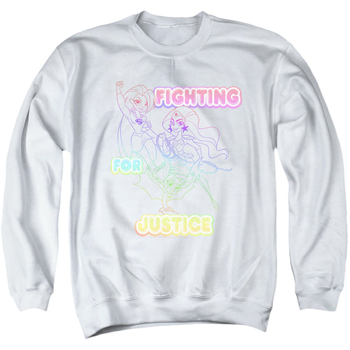 DC Super Hero Girls Fighting For Justice Crewneck Sweatshirt