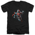 Superman Up in the Sky V-Neck T-Shirt