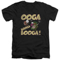 Courage the Cowardly Dog Ooga Booga Booga V-Neck T-Shirt