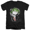 Batman Face Of Madness V-Neck T-Shirt