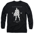 Superman Star Silhouette Long Sleeve T-Shirt