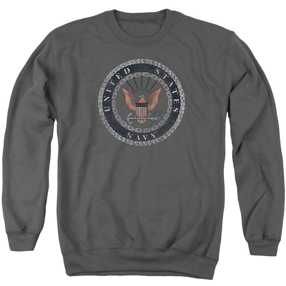 U.S. Navy Rough Emblem Crewneck Sweatshirt