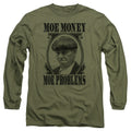 The Three Stooges Moe Money Moe Problems Long Sleeve T-Shirt