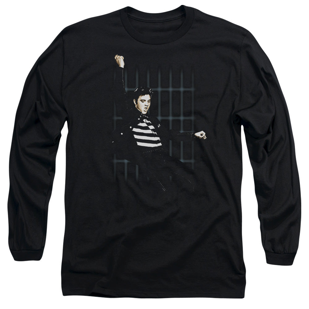 Elvis Presley Blue Bars Long Sleeve T-Shirt