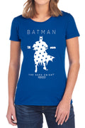 Batman Star Silhouette Womens T-Shirt