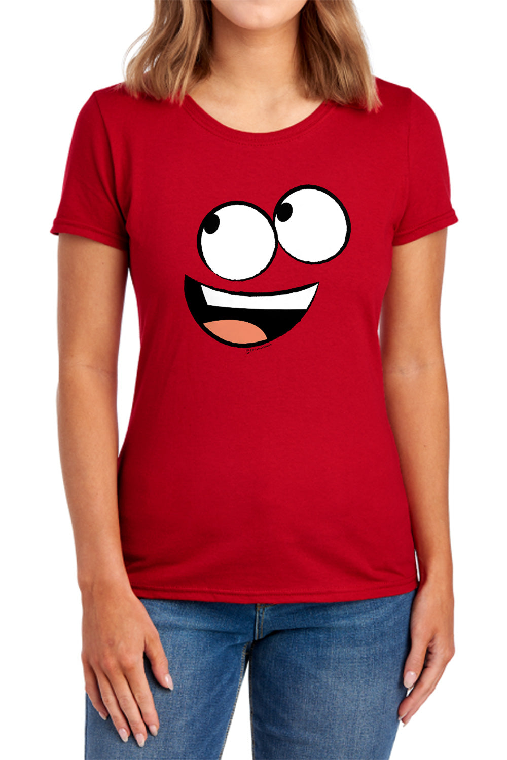 Foster's Home for Imaginary Friends Blue Face Womens T-Shirt