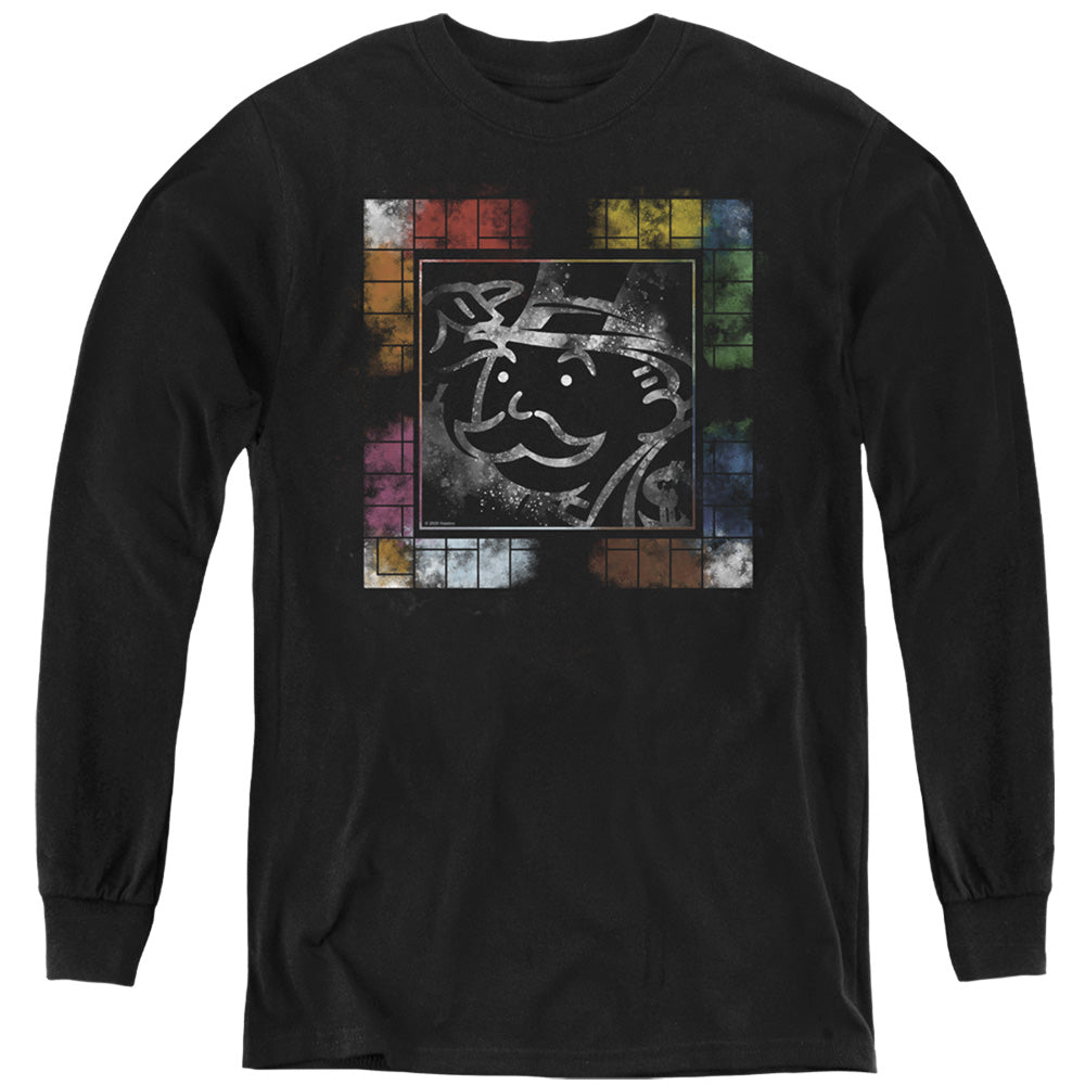 Monopoly Dusty Game Board No Logo Youth Long Sleeve T-Shirt