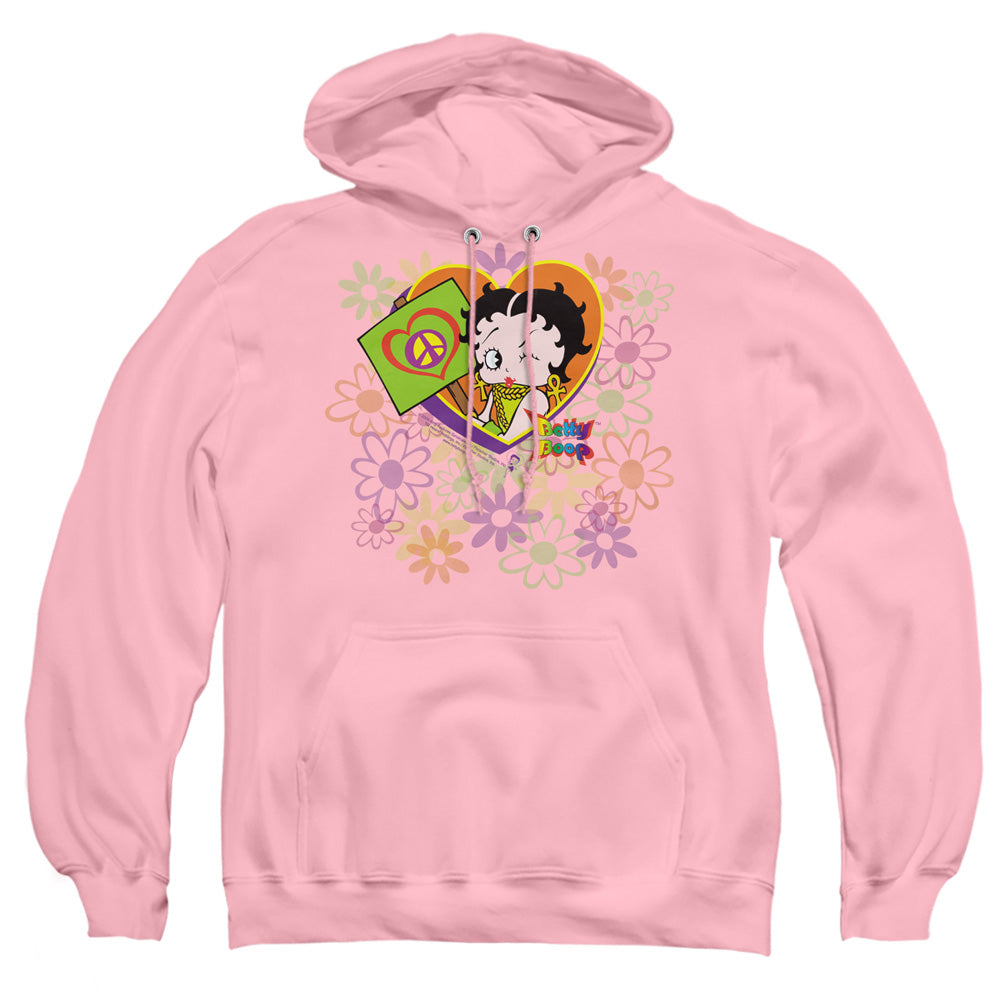 Betty Boop Peace Love and Boop Pullover Hoodie