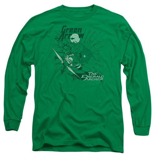 DC Comics The Emerald Archer Long Sleeve T-Shirt