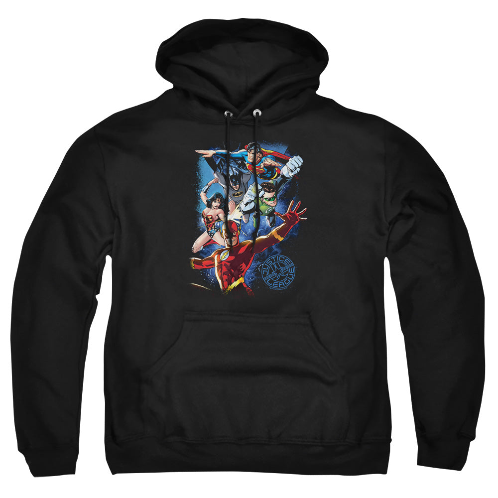 Justice League Galactic Attack Color Pullover Hoodie