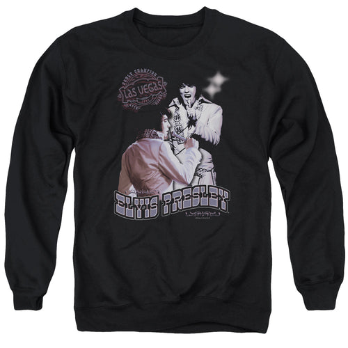 Elvis Presley Violet Vegas Crewneck Sweatshirt