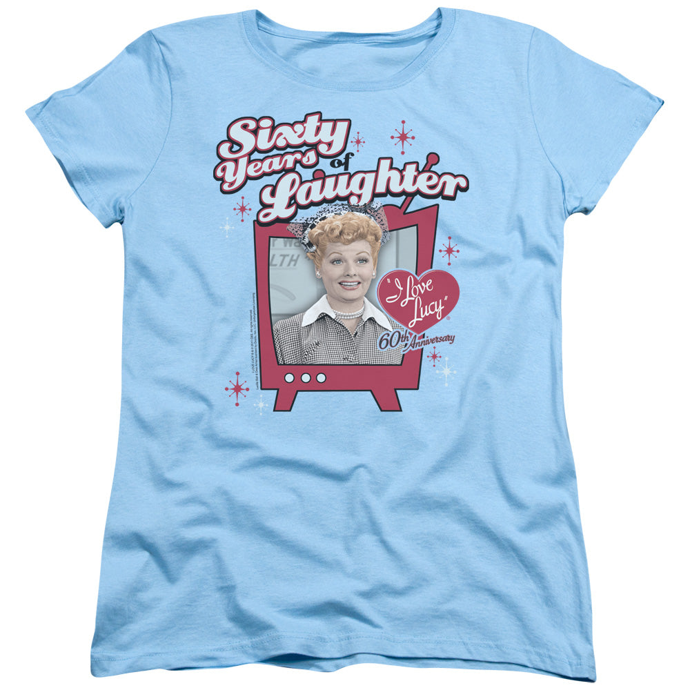 I Love Lucy 60 Years Of Laughter Womens T-Shirt
