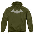 Batman Batman Logo Military Green Pullover Hoodie