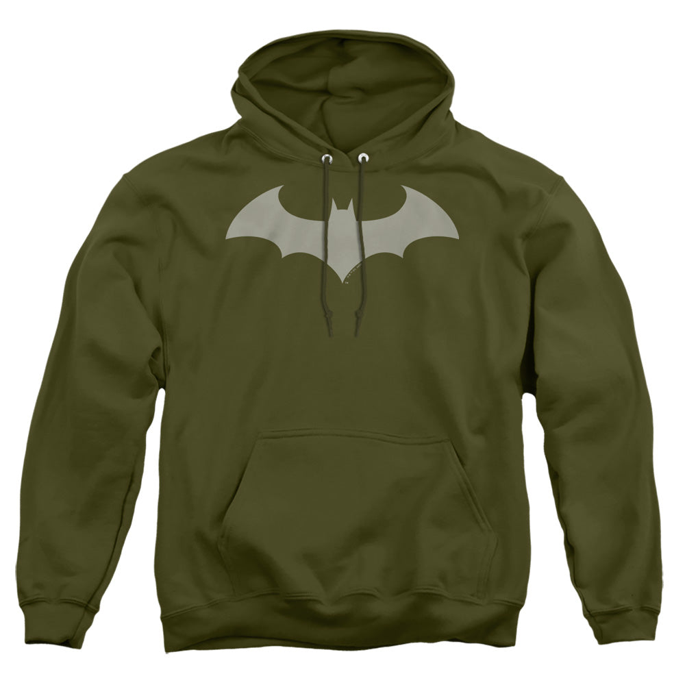 Batman Batman Logo Military Green Pullover Hoodie