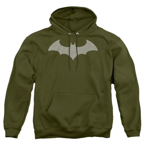 Batman Batman Logo Military Green Pullover Hoodie