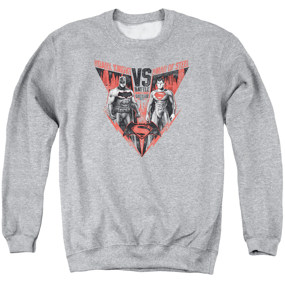 Batman v Superman Batlle For Gotham Crewneck Sweatshirt