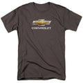 Chevy Bowtie Stacked Charcoal T-Shirt