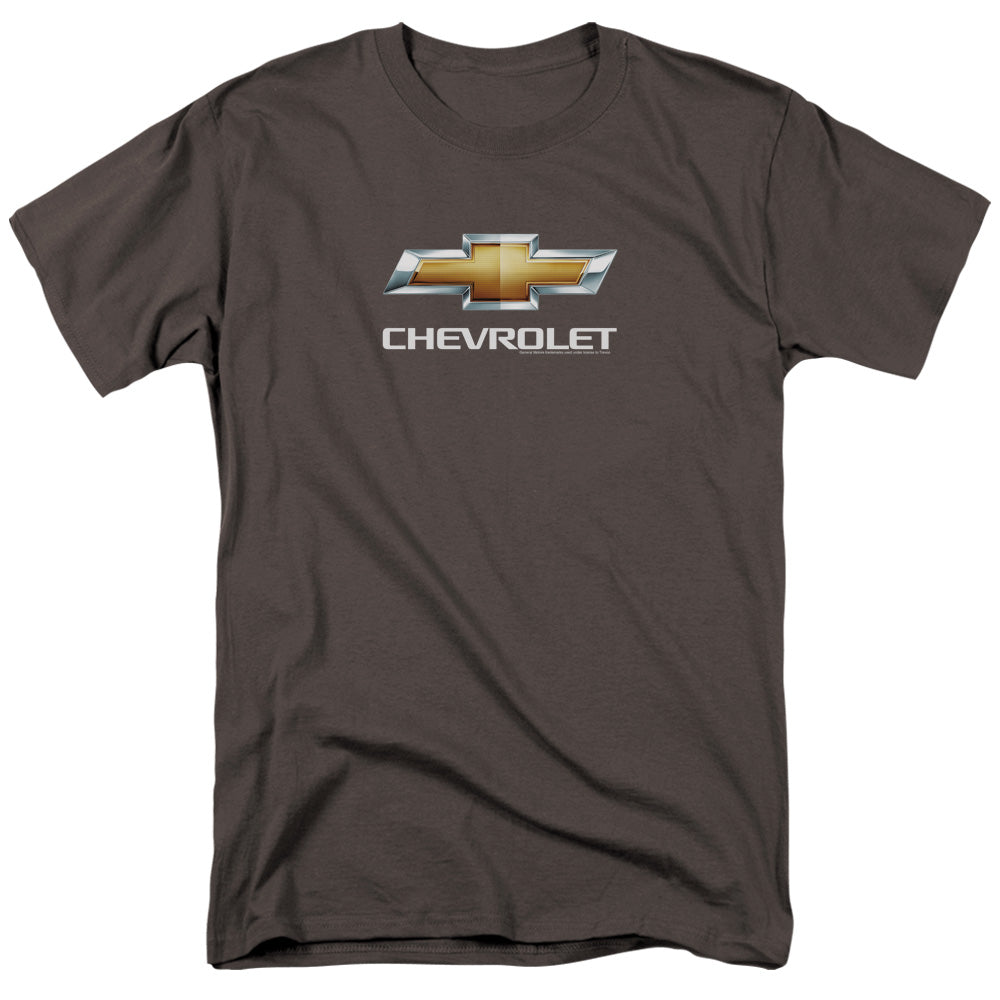 Chevy Bowtie Stacked Charcoal T-Shirt
