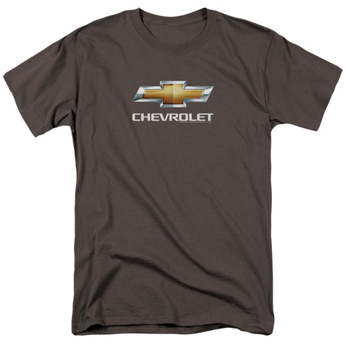 Chevy Bowtie Stacked Charcoal T-Shirt
