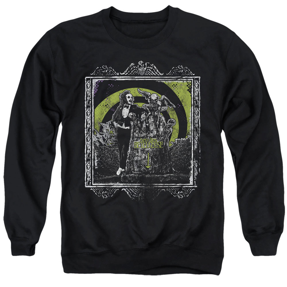 Beetlejuice Here Lies Crewneck Sweatshirt