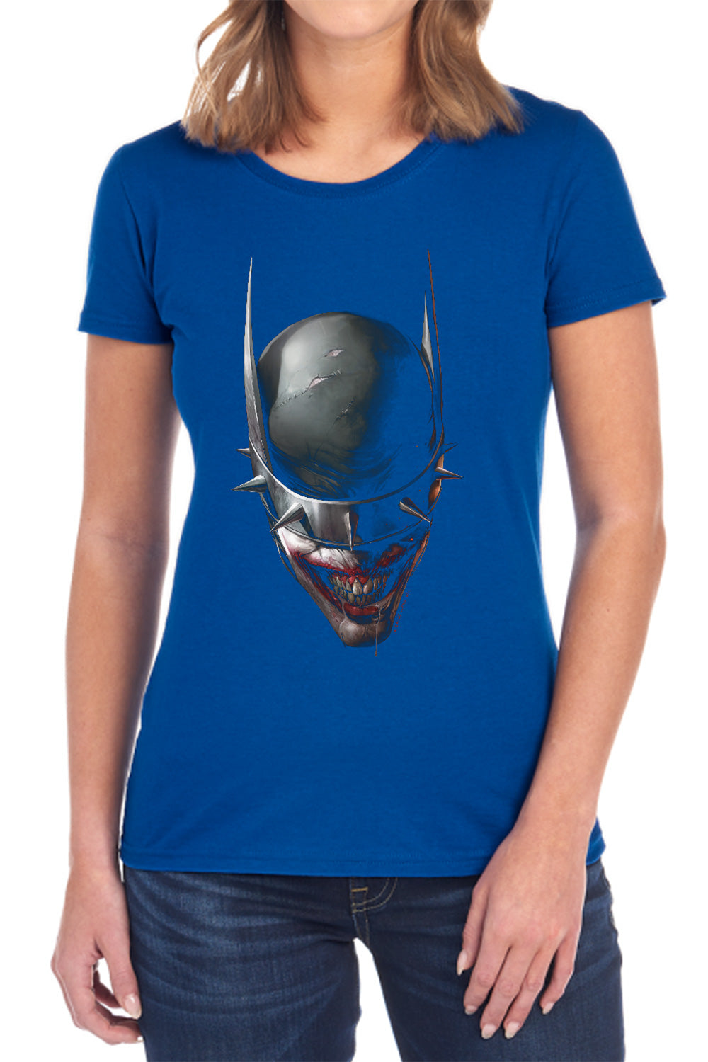 Batman Batman Who Laughs Head Womens T-Shirt