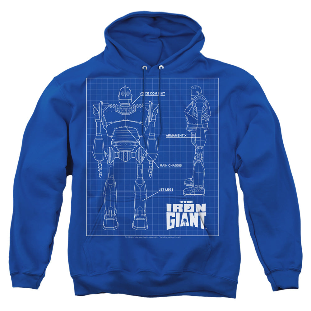 The Iron Giant Schematic Pullover Hoodie