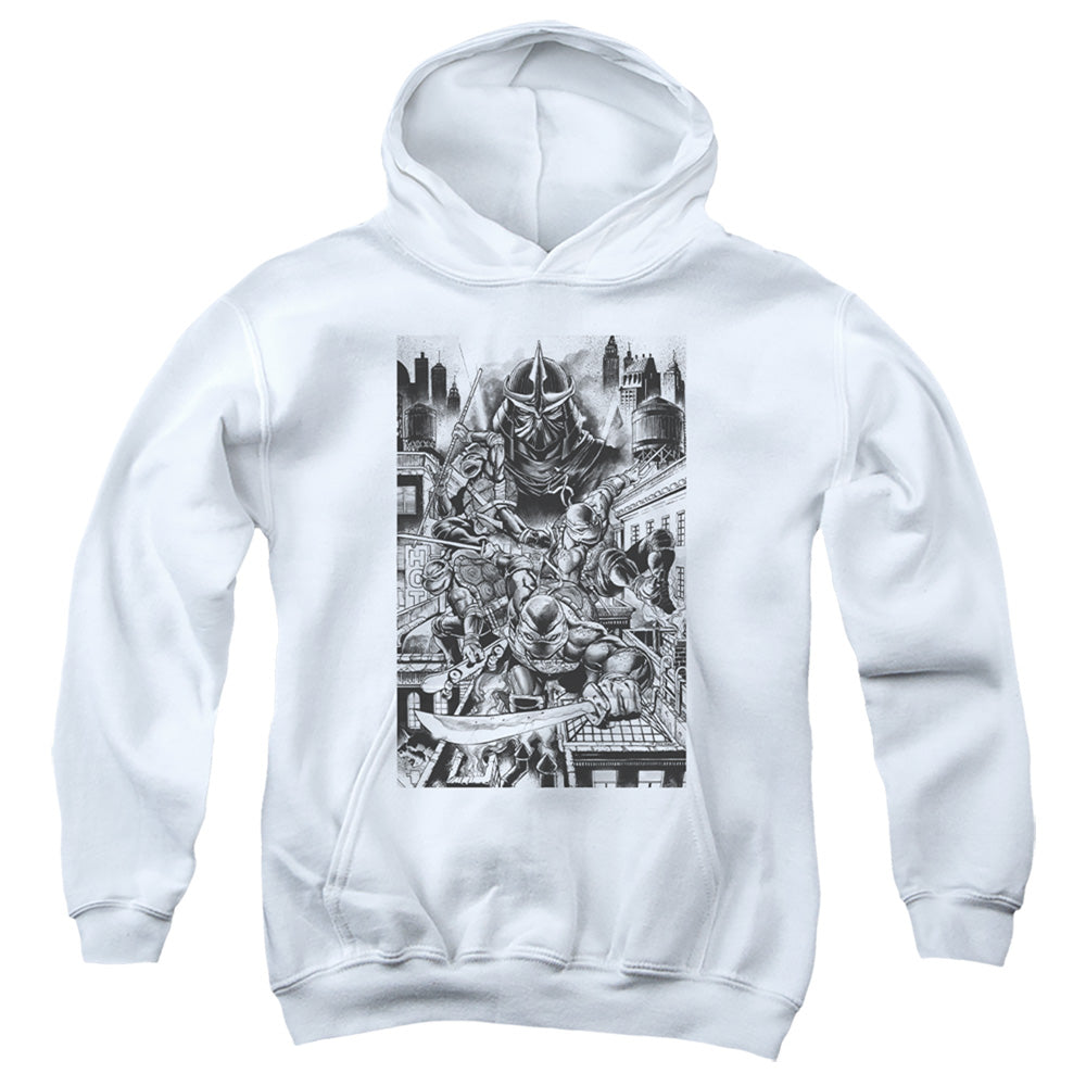 Teenage Mutant Ninja Turtles Take Down Shredder Youth Hoodie