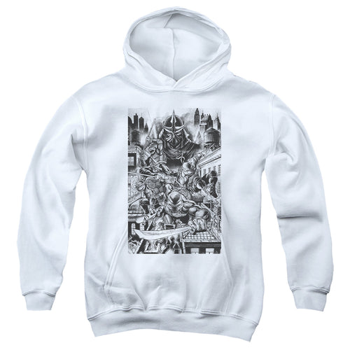 Teenage Mutant Ninja Turtles Take Down Shredder Youth Hoodie