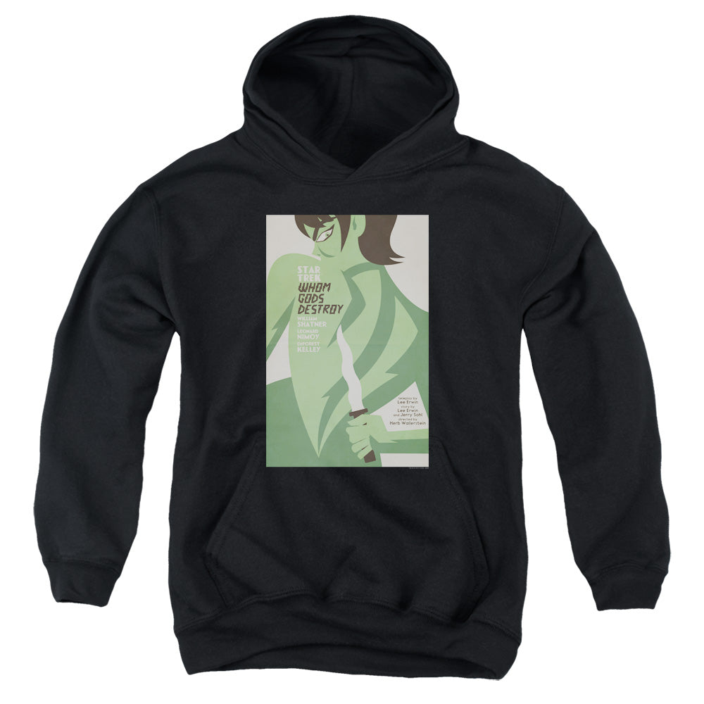 Star Trek Juan Ortiz Whom Gods Destroy Black Youth Hoodie