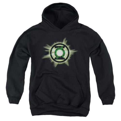 Green Lantern Green Glow Youth Hoodie
