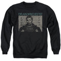 Supernatural Dean Winchester Mug Shot Crewneck Sweatshirt