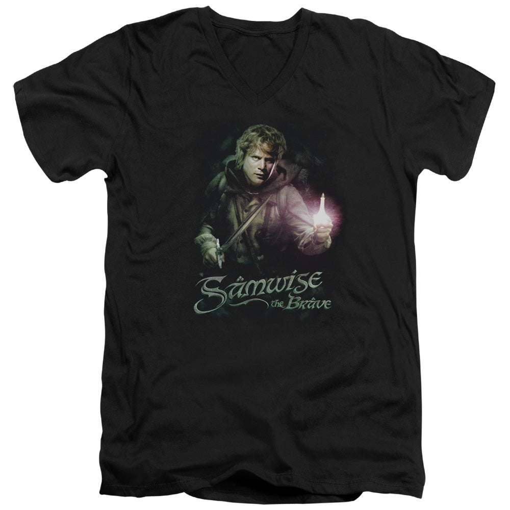Lord of the Rings Samwise the Brave V-Neck T-Shirt