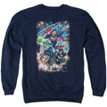 Justice League Under Attack Crewneck Sweatshirt