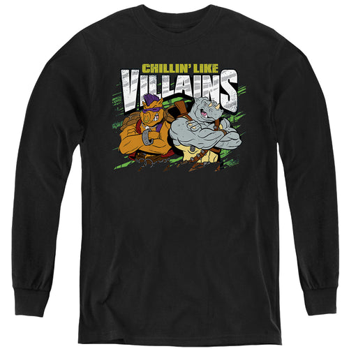 Teenage Mutant Ninja Turtles Chillin' Like Villains Youth Long Sleeve T-Shirt