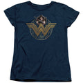 Wonder Woman (2017) Power Stance and Emblem Womens T-Shirt