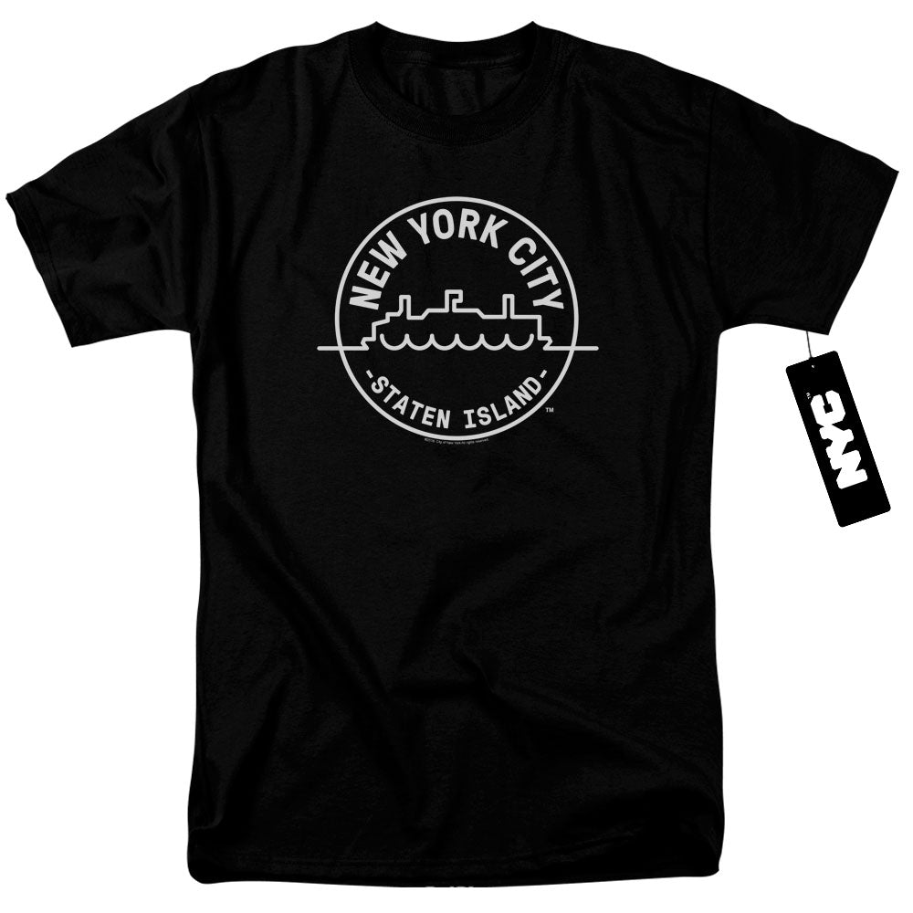 New York City Staten Island Badge T-Shirt
