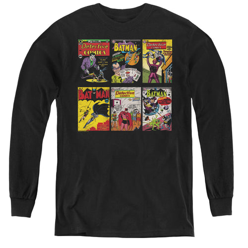 Batman Bm Covers Youth Long Sleeve T-Shirt