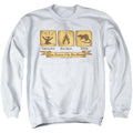 The Princess Bride Three Terrors White Crewneck Sweatshirt